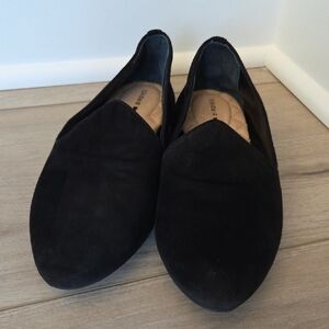 Birdies Heron Flat Black Suede 7